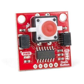 Qwiic Button - Red LED BOB-15932 Antratek Electronics