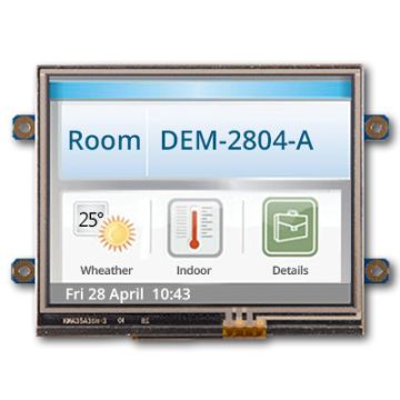 Industrial 3.5" iLCD Panel with Touch DPP-CTP3224A Antratek Electronics