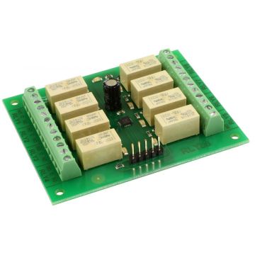 8 Channel Relay Module Serial/I2C RLY08 Antratek Electronics