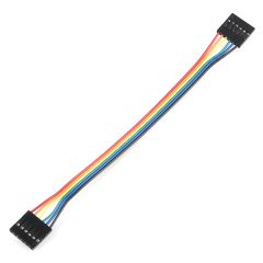 Jumper Wire - 0.1", 6-pin, 6" PRT-10371 Antratek Electronics