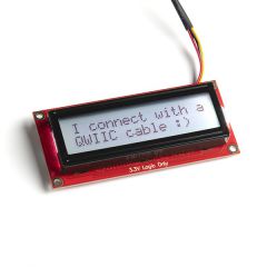 16x2 SerLCD - RGB Backlight (Qwiic) LCD-16396 Antratek Electronics