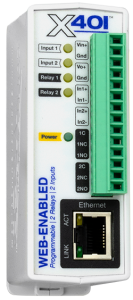 Web-Enabled Dual Relay and Input Module X-401-I Antratek Electronics