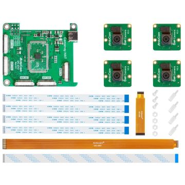 Arducam 8MP IMX219 Quadrascopic Camera Kit for Raspberry Pi and NVIDIA Jetson B0396 Antratek Electronics